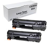 Pack 2 Cartuchos de Toner compatible con HP CE285A 85A CE278A 78A CB435A 35A CB436A 36A para HP LaserJet P1102, P1102W, P1109, P1560, P1566, P1606DN, M1120, M1120N, M1214NFH, M1217NFW, M1522 MFP,
