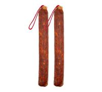 PACK 2- Chorizo Ibérico Velita Magro De Cerdo Ibérico 400g - Embutido Curado Premium, Pimentón de la Vera, Elaboración Artesanal Tradicional, Sabor Intenso, Curación Lenta