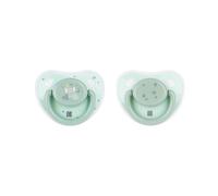 Pack 2 chupetes de Silicona Savanna - Color: Menta, Talla: 0 - 6 meses