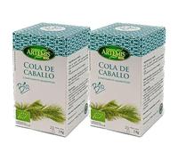 Pack 2 Cola de Caballo Artemis Bio 20 filtros, infusión ecológica de cola de caballo en bolsitas, sabor herbal suave, fácil preparación, 40 filtros para uso diario.