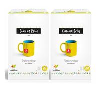 Pack 2 Como un Reloj Nova Diet (2 x 20 Filtros) Infusión Laxante Natural con Sen y Vitaminas, Ayuda al Tránsito Intestinal, Infusión para Estreñimiento y Bienestar Digestivo