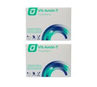PACK 2 Complemento Alimenticio con Triptófano Natural + Vitaminas B1 y C para Sueño y Descanso Profundo - Estrés y Estado de Ánimo - Sin Gluten Lactosa - Pack 30 Cápsulas Apto Veganos | RECUPERAT-ION