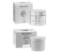 Pack 2 - Crema Facial 50 ml. + Recambio Facial 50 ml. Textura Ligera Prevent Age Skin. Piel normal, mixta y grasa. Rosa Alpina. Deliplus - Pack 2