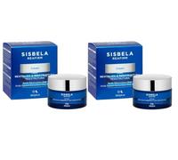 Pack 2 | Crema facial Revitaliza y Reestructura Sisbela Reafirm Deliplus con ácido ribonucleico RNA, ácido desoxirribonucleico DNA y silicio todo tipo de piel | 2 Tarros de 50 ml