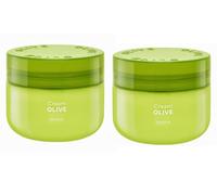 Pack 2 Cremas corporal de Oliva Deliplus con manteca de karité [2 tarros x 300 ml]