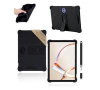 Pack 2 en 1 Carcasa para TCL Tab A1 Plus NXTPAPER (12,2 pulgadas), tableta con lápiz táctil - Funda infantil de silicona a prueba de golpes, Powfix con soporte ajustable, funda ligera y antiarañazos