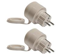 Pack 2 Enchufes Inteligentes Shelly Outdoor Plug S Gen3 Wi-Fi Bluetooth Control por Voz y Estadísticas de consumo