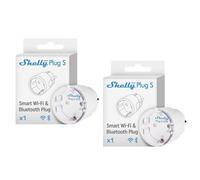 Pack 2 Enchufes Inteligentes Shelly Plug S MTR Gen WiFi y Bluetooth Medidor de Consumo