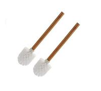 Pack 2 escobillas Blanca Palo de Bambu