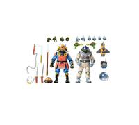 NECA – Pack 2 Figuras de Acción: Miguel Ángel (Samurái) y Donatello (Espacial) 18 cm