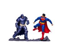 Pack 2 figuras mcfarlane toys collector multipack superman vs. armored batman