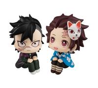 Pack 2 figuras megahouse look up genya & tanjiro kamado prueba final gift set