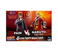 Pack sage mode naruto vs pain 2 figuras 10 cm naruto 25th anniversary