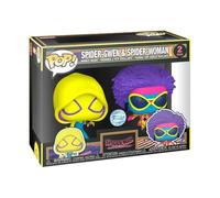 All Pop! Marvel: Spider-Man: Across The Spiderverse - Spider-Gwen y Spider-Woman 2pk (BLKLT) (Exc) - Figura de Vinilo Coleccionable - Idea de Regalo - Producto Oficial - Juguetes para niños y Adultos