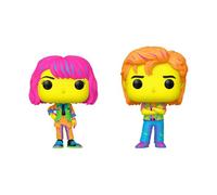 Funko POP TV: Stranger Things Robin & Steve - Figuras de vinilo de luz negra, paquete de 2 unidades