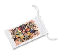 Pack 2 Fundas Bolsa Multiusos Tensui no Sakuna of Rice and Ruin hime Gafas Dados rol Personalizada Color