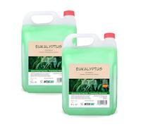 Pack 2 garrafas champú natural eucalipto 5 litros - total 10 litros - cuida y refresca el cabello - ideal para todo tipo de cabello - colegios, centros deportivos, vestuarios o empresas - Intercabo
