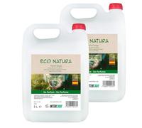 Pack 2 garrafas jabón de manos Eco Natura 5 litros - total 10 litros - fórmula con pH neutro para piel sensible - ideal para uso frecuente en hoteles, colegios o baños compartidos - Intercabo