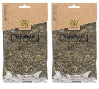 Pack 2 Hamamelis Natur cid 25 g, 50 g total, hojas de hamamelis para infusión, planta sola, vegano, sin gluten, formato ahorro para uso diario.