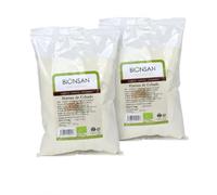 Pack 2 Harina de Cebada Bionsann Bio 500 g, 1 kg total, harina ecológica de proximidad, 100% cebada, ideal para panadería, panes planos, purés y recetas caseras.