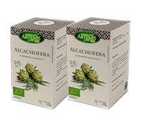 Pack 2 Infusión de Alcachofera Artemis Bio 20 filtros 30 g, 40 bolsitas total, 60 g, infusión ecológica de alcachofera, perfil herbal, formato ahorro para consumo diario
