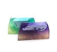 Pack 2 Jabón de afeitar artesano - Ablanda el pelo de la barba, hidrata y protege la piel. Evita irritaciones - Aromas Gentleman y Sport - Natural y vegano