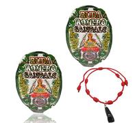Pack 【2】Jabón de Ruda, Romero y Sándalo + 【1】Pulsera Hilo Rojo - Salud - Dinero- Buena Suerte y Amor