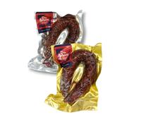 PACK 2 LONGANIZA 100% IBÉRICA DE CHORIZO DE BELLOTA - 400-500 gramos - A elegir PICANTE o DULCE - Tradicional , Natural y Artesanal - Don Ibérico