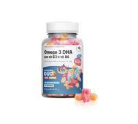 Pack 2 Omega 3 DHA Infantil - Gominolas para Concentración y Defensas con Vit D3 y B6 (120 uds)