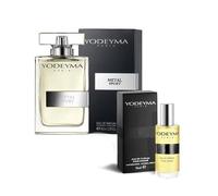 Pack 2 perfume Metal Sport - parfums pour Homme de yodey 100 ml + 15 ml