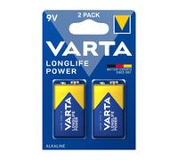 Pack 2 pilas alcalinas 9 v varta