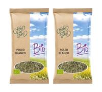 Pack 2 Poleo Blanco Planta Herbes del Molí Bio 35 g, Planta Ecológica para Infusión, Mezclas Herbales y Bebidas Naturales, Total 70 g