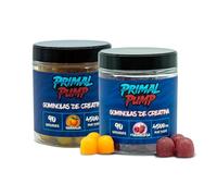 Pack 2 Sabores Frambuesa & Naranja Gominolas de Creatina Monohidratada 4.5g | Rendimiento, Energía, Sabor en Cada Dosis | Sin Azúcar, Vegano y Sin Gluten | Impulso Cognitivo | Aumento de Masa Muscular