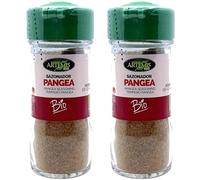 Pack 2 Sazonador Pangea Artemis Bio 60 g, mezcla ecológica de sal marina y especias aromáticas, ideal para verduras, arroces, legumbres, sopas y guisos, 120 g totales.
