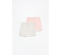 Pack 2 shorts lisos CRUDO 6-9 meses