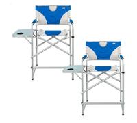 Pack 2 sillas de director plegables altura xl aktive 57 cm