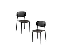 Regalos Miguel - Packs Sillas Comedor - Pack 2 Sillas Piki - Negro