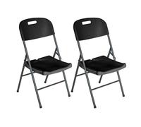 7house Pack 2 Sillas Plegables con Asa 47x58x87cm 7house