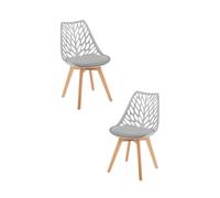 Pack 2 sillas viva - gris claro