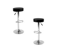Regalos Miguel - Packs Taburetes Altos - Pack 2 Taburetes Kros - Negro