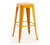 Pack 2 taburetes torix altos - naranja azafrán