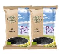 Pack 2 Té Negro English Breakfast Herbes del Molí Bio 70 g, infusión ecológica de sabor intenso y aromático, ideal para desayuno, tomar solo o con leche, 140 g totales.