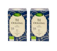Pack 2 Té Oolong Artemis Bio, 20 Filtros por Caja, Infusión Ecológica de Té Azul con Sabor Suave y Aromático, Total 40 Filtros, 60 g