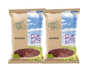 Pack 2 Té Rooibos Herbes del Molí Bio 60 g, infusión ecológica a granel sin teína, sabor suave y ligeramente dulce, ideal para cualquier momento del día, 120 g totales