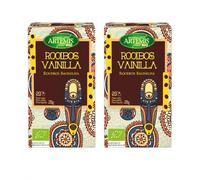 Pack 2 Té Rooibos Vainilla Artemis Bio, 20 Filtros por Caja, Infusión Ecológica sin Teína con Sabor Suave, Dulce y Aromático, Total 40 Filtros