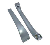 Pack 2 Tiradores Compatibles para Frigorífico Bosch | Repuesto Adaptable Referencias 00369551, 00267579 y 00488920 | Color Metalizado/Acero | Fácil Instalación | Compatible con Diversos Modelos