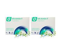 PACK 2 Triptófano Natural para Estrés y Estado de Ánimo con Vitaminas B1 + C + B2 + B3 + B6 + B9 Sin Gluten Ni Lactosa Apto Veganos - Pack 30 Cápsulas para 1 Mes | RECUPERATION