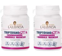Pack 2 Triptófano plus con Ashwagandha, Rhodiola y Magnesio 60 comprimidos |