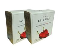 PACK 2 Uds. Finca La Barca Pimientos del Piquillo Asados a la Leña - Pelados a Mano - Tiernos y Enteros 12/18 - Sabor Ahumado Tradicional - Producto Gourmet 510 g