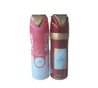 PACK 2 UNIADES - DESODORANTES PARA MUJER - YARA CANDY , AMEERAT AL ARAB 200 ML - LATTAFA SET 2 UNI